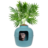 Original Hidden Litter Box Base Kit Caribbean Blue